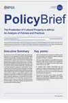 The Protection of Cultural Property in Africa: An Analysis of Policies and Practices